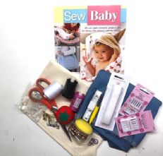 Essentials 30 Piece Machine Sewing Gift Hamper with 'Sew Baby' Book